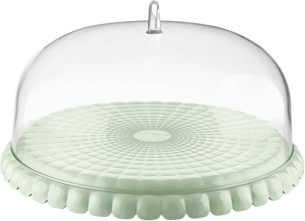 Guzzini - Tiffany, Petit Set de Moules à Gâteau - Vert Mauve, Ø 30 x h16 cm - 199501243