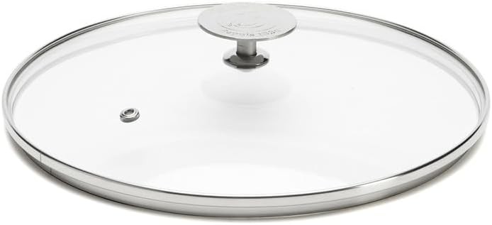 De Buyer - Capac de sticla cu punte din otel inoxidabil - Diametru 28 cm -