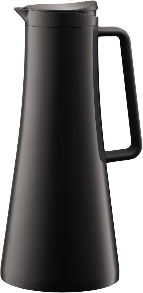 Carafa izolata Bodum 11189-01B Bistro, plastic negru, 1,1 l