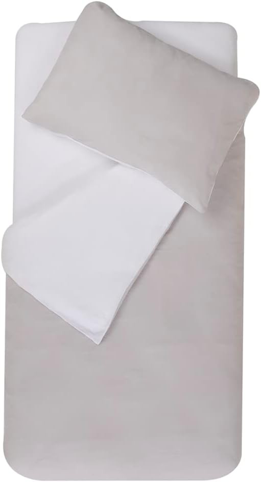 DOMIVA - Set husa pilota 75x120 + fata de perna 35x45 cm Perla/Alb