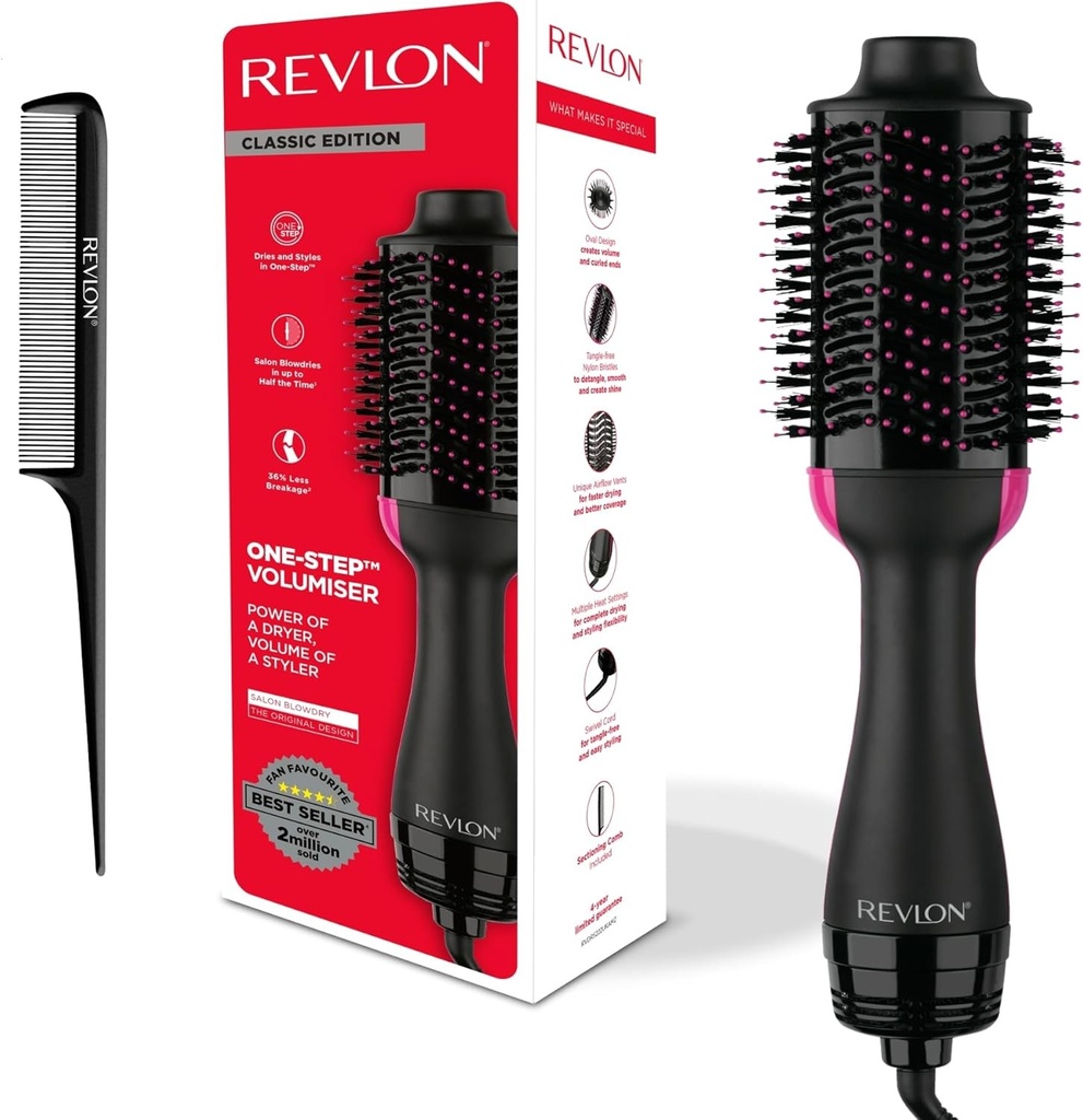 Revlon RVDR5222 Perie de salon cu foehn si volumizare intr-un singur pas