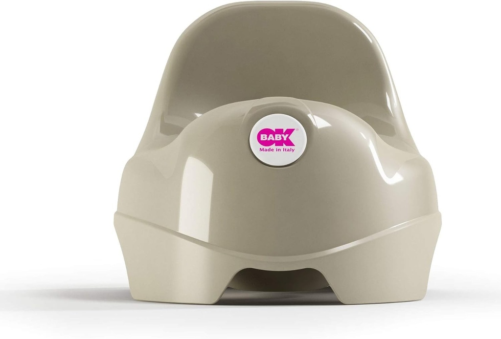 Olita pentru copii OKBABY Relax cu scaun ergonomic si spatar ridicat, gri