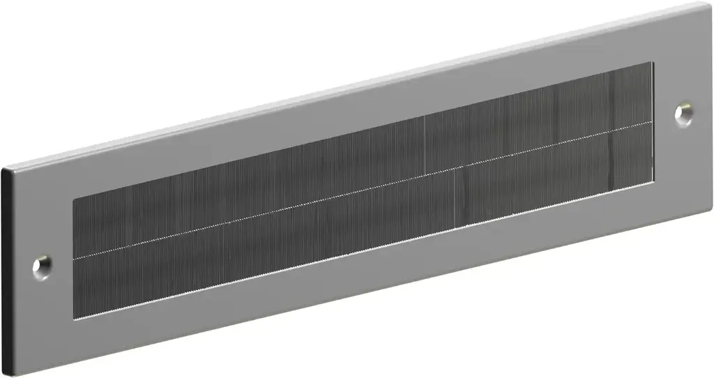Intrare pentru cutie postala STORMGUARD 06SR0170000A cu perie pentru uz intern, metalica - finisaj argintiu - 335 mm x 75 mm