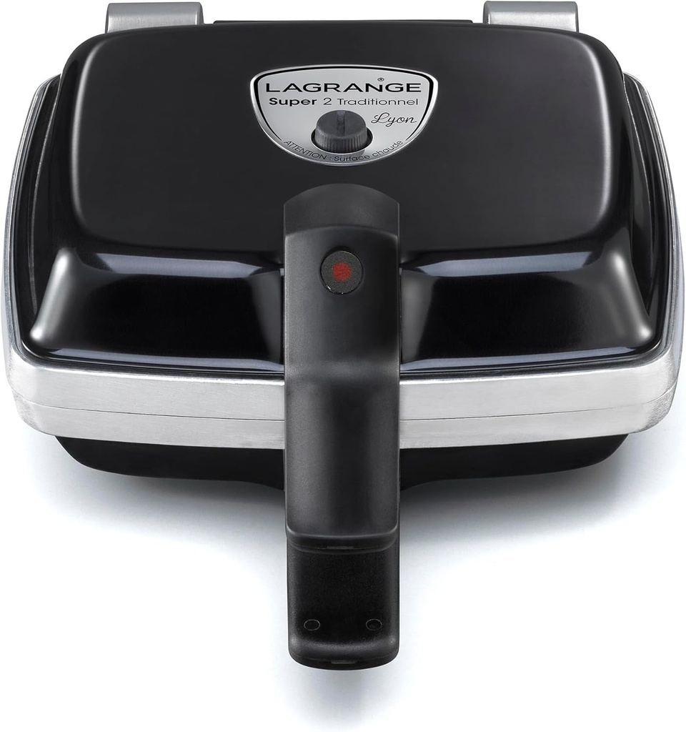 Aparat de gofre LAGRANGE Super 2 039121, Negru