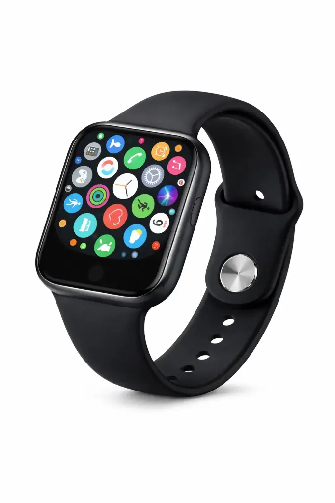 Smartwatch cu ecran tactil, notificari si monitorizare activitate, diverse culori