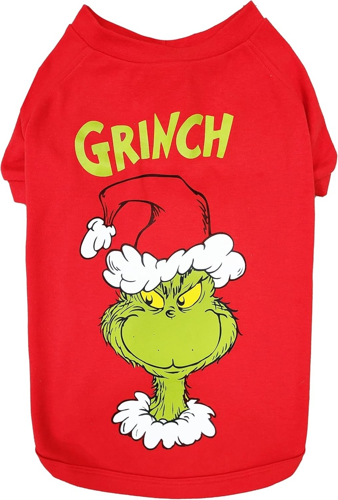 Pulover de Craciun pentru caini, Grinch, cadou (margine, Grinch)