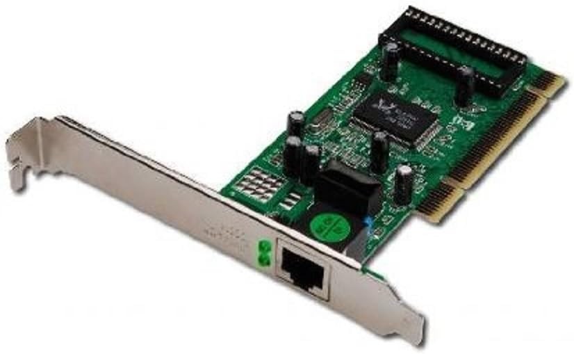 Placă de rețea Gigabit PCI Digitus DN10110 10/100/1000 pe 32 de biți, cu suport suplimentar cu profil redus