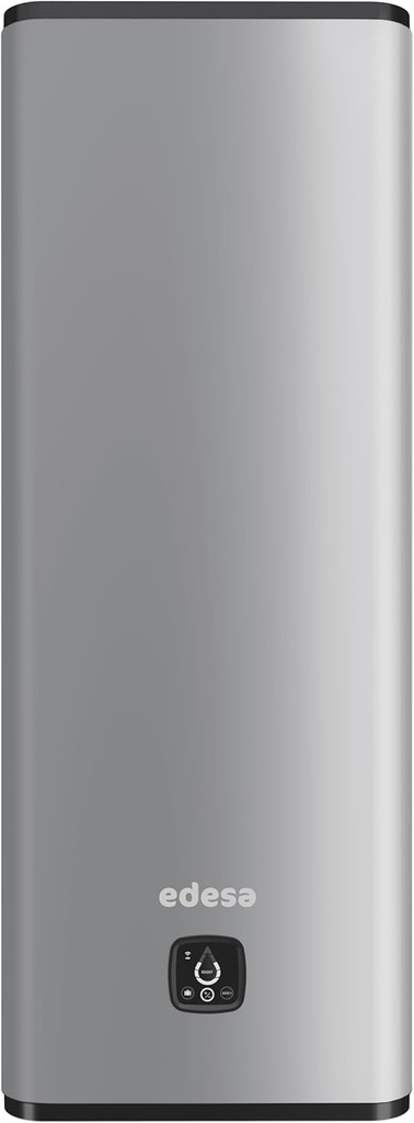 Edesa Flat 80 Wifi, încălzitor electric de apă de 80 litri, încălzitor de apă orizontal sau vertical, dimensiuni 109,0 x 490 x 310cm, fabricat pentru a fi instalat în Spania.