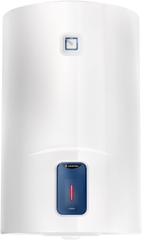 Încălzitor de apă electric Ariston Lydos R - 100L, Încălzitor de apă electric vertical cu reglare externă, Rezervor din titan 48x45x91.3, Încălzitoare de apă pentru instalare în Spania, Interval de eficiență energetică (A+/F)