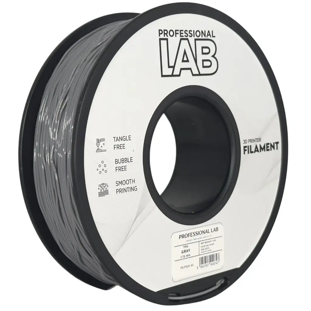 Filament imprimanta 3D TPU Gray - Prof. Lab 1.75mm 1KG