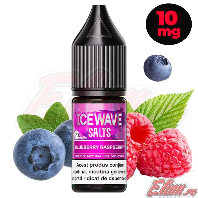 Lichid Ice Wave Blueberry Raspberry 10ml NicSalt 10mg/ml