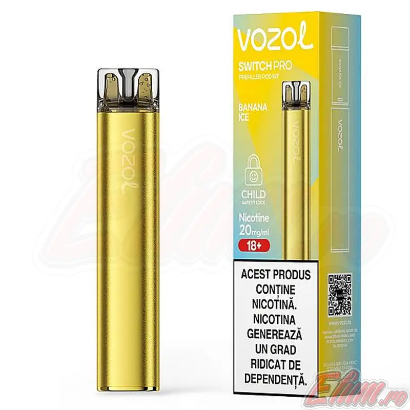 Tigara electronica reincarcabila Vozol Switch Pro Banana Ice