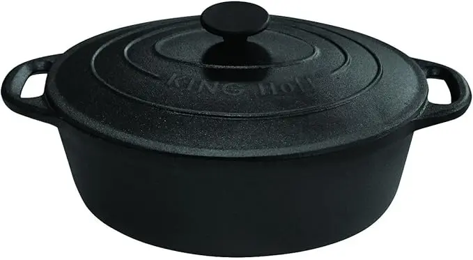 Oala ovala din fonta KING Hoff 33cm 6.2l inductie KH-1111