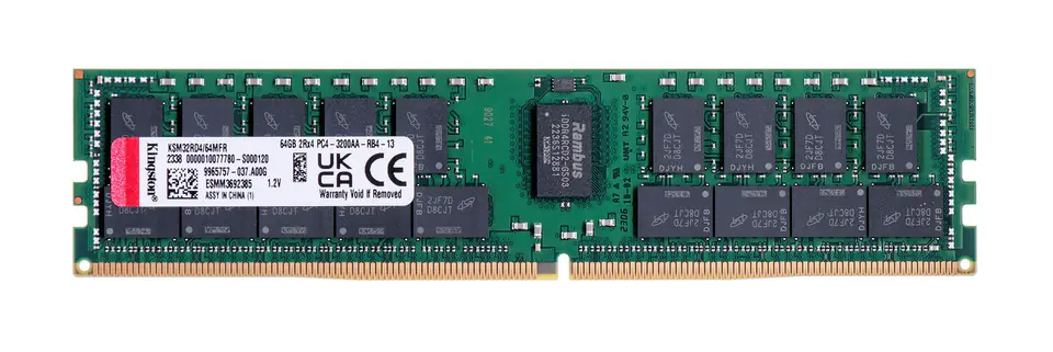 Modul memorie RAM Kingston 64GB ECC RDIMM KSM32RD4/64MFR 2RX4 PC4  3200MT/s CL22 - pentru server si workstation