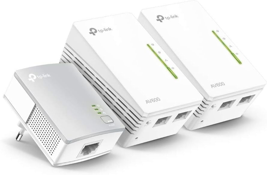 TP-Link TL-WPA4220 TKIT - Adaptor Powerline AV600, Kit PLC WiFi 300Mbps