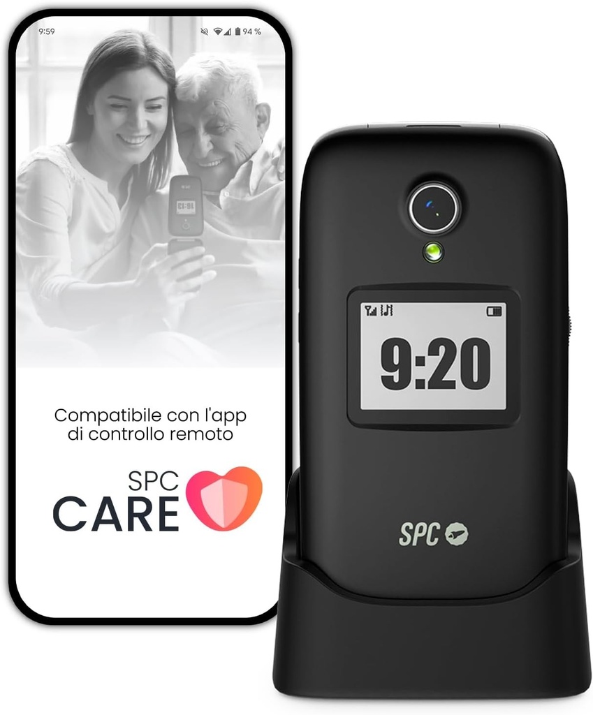 SPC Polaris - Telefon pentru seniori, butoane mari, GPS și control de la distanță