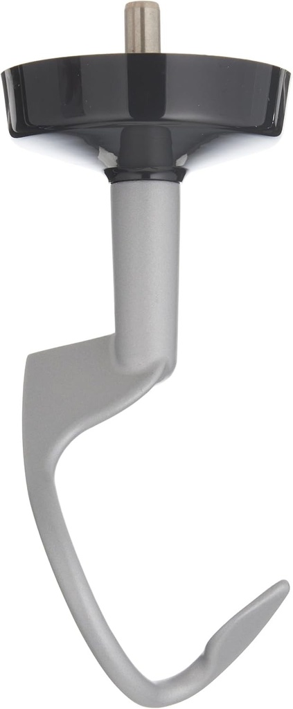 Accesoriu cârlig pentru aluat Kenwood KAT73.000CA, potrivit pentru toate robotele de bucătărie Chef XL, lavabil în mașina de spălat vase, aluminiu, argintiu