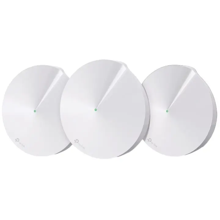 Sistem Wi-Fi Mesh TP-Link Deco M5 (3-pack) AC1300 Gigabit cu acoperire completa pentru casa 