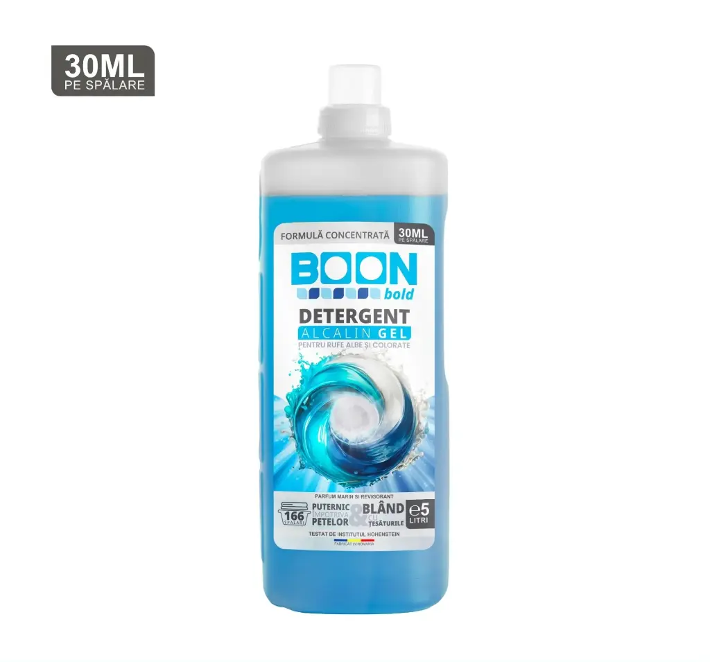 Detergent Lichid Rufe BOON Bold 3L – 100 spalari -  citrice si bergamota 