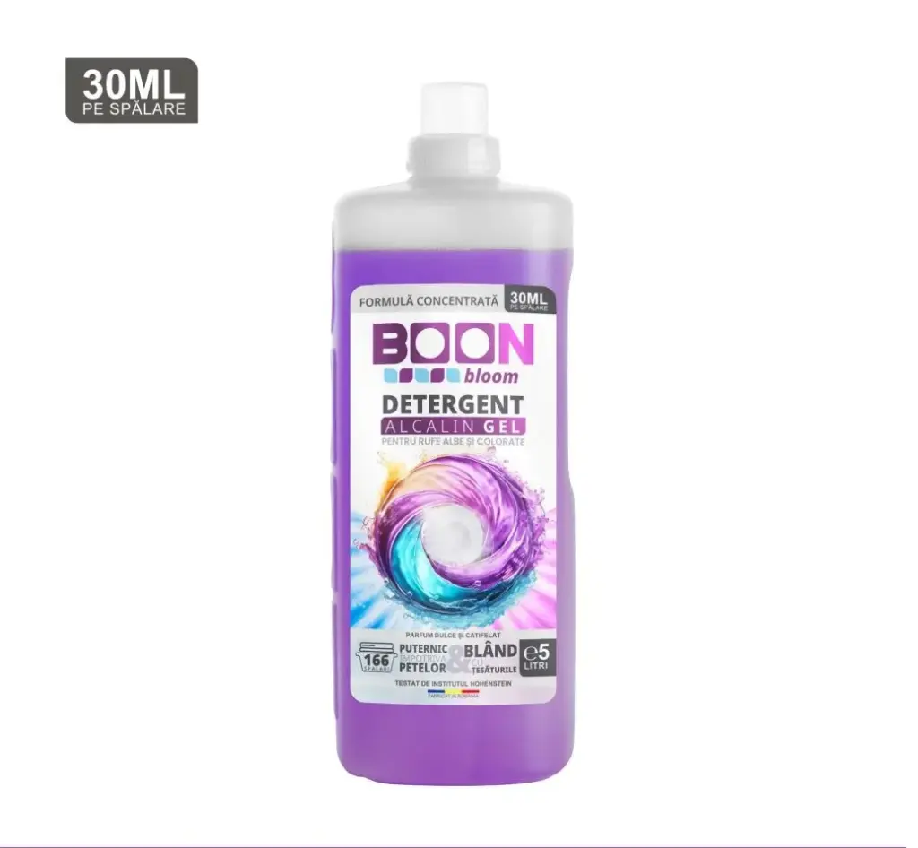 Detergent Lichid Rufe BOON Bloom 3L – 100 spalari-  lacramioare, iasomie, ananas, capsuna 