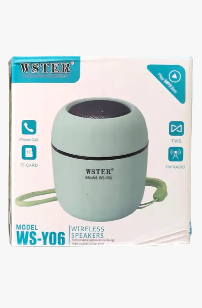 Boxa audio portabila Wster, WS-Y06, diverse culori