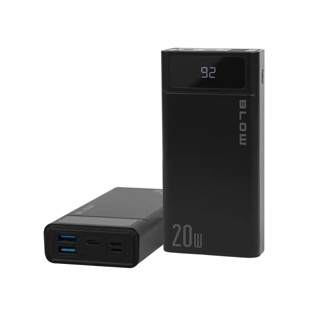 Baterie externă 20000mAh QC+PD 20W + Lightning PB20E Czarny 81-147