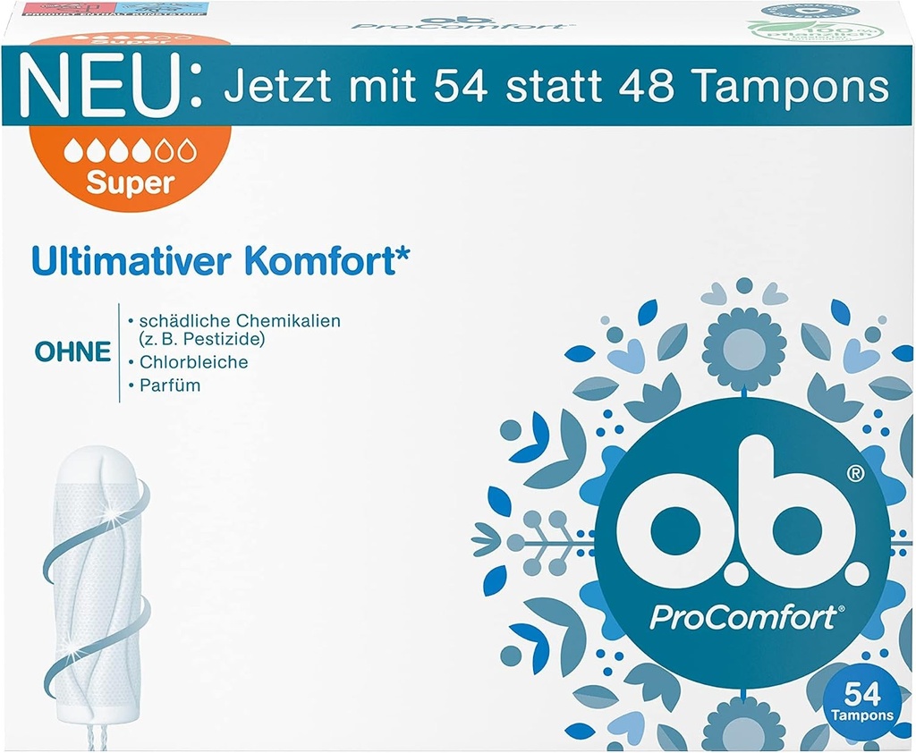 Tampoane o.b. ProComfort Super (54 buc.)