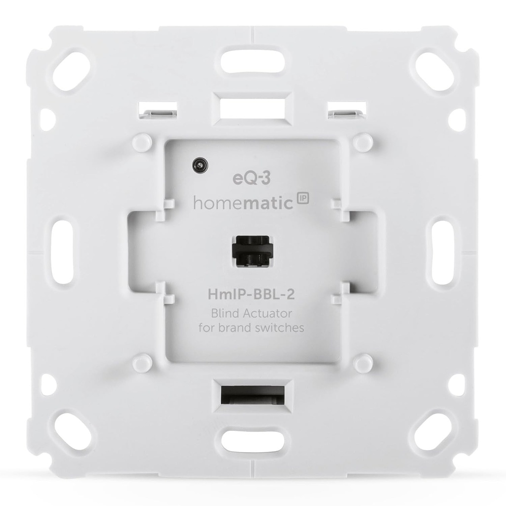 Actuator jaluzele Homematic IP Smart Home pentru întrerupătoare de marcă, control digital al unei jaluzele sau jaluzele exterioare, jaluzele electrice retrofit, control prin aplicație, Alexa și Google Assistant, 151333A0A