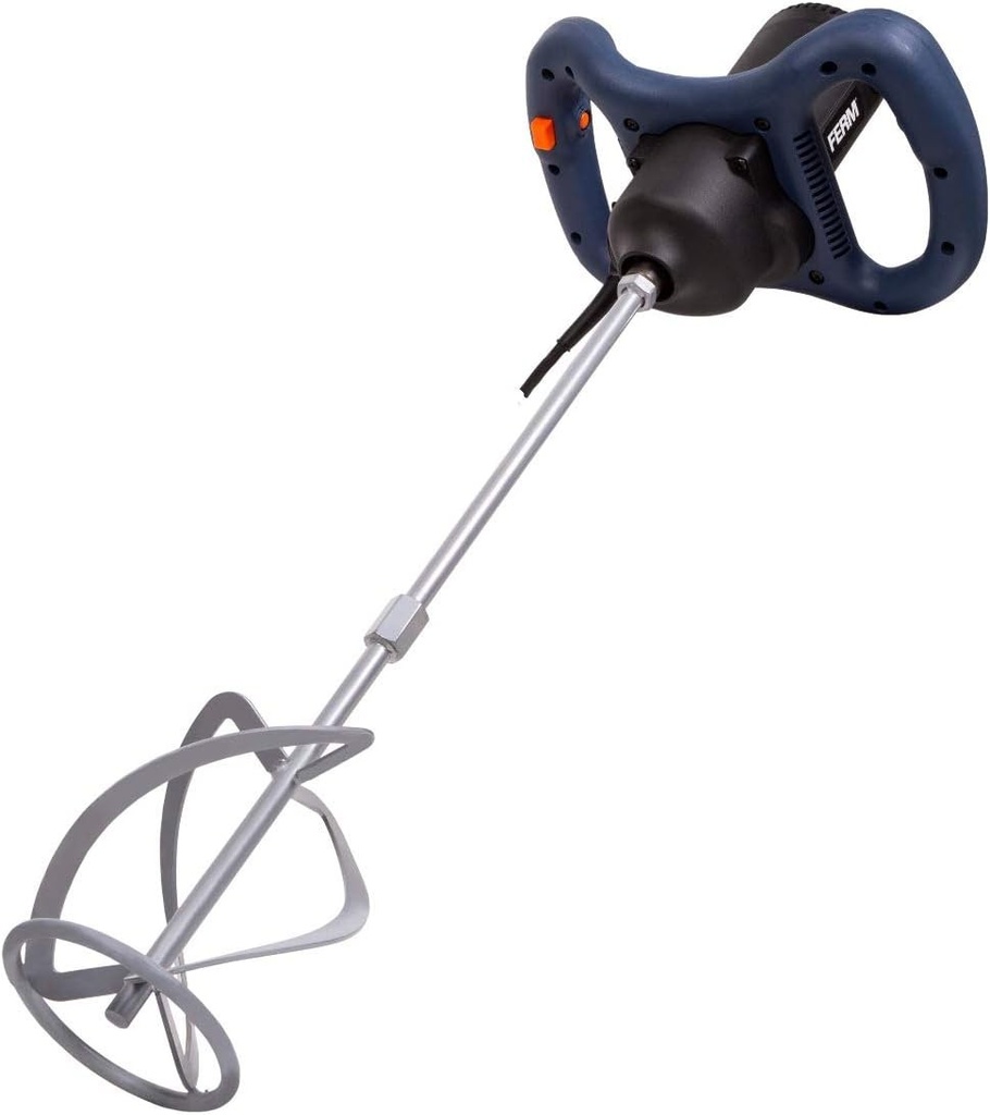 Mixer FERM PMM1006 Power 1400W - Mixer pentru vopsea și ciment - cu tel - 2 viteze - Mâner moale