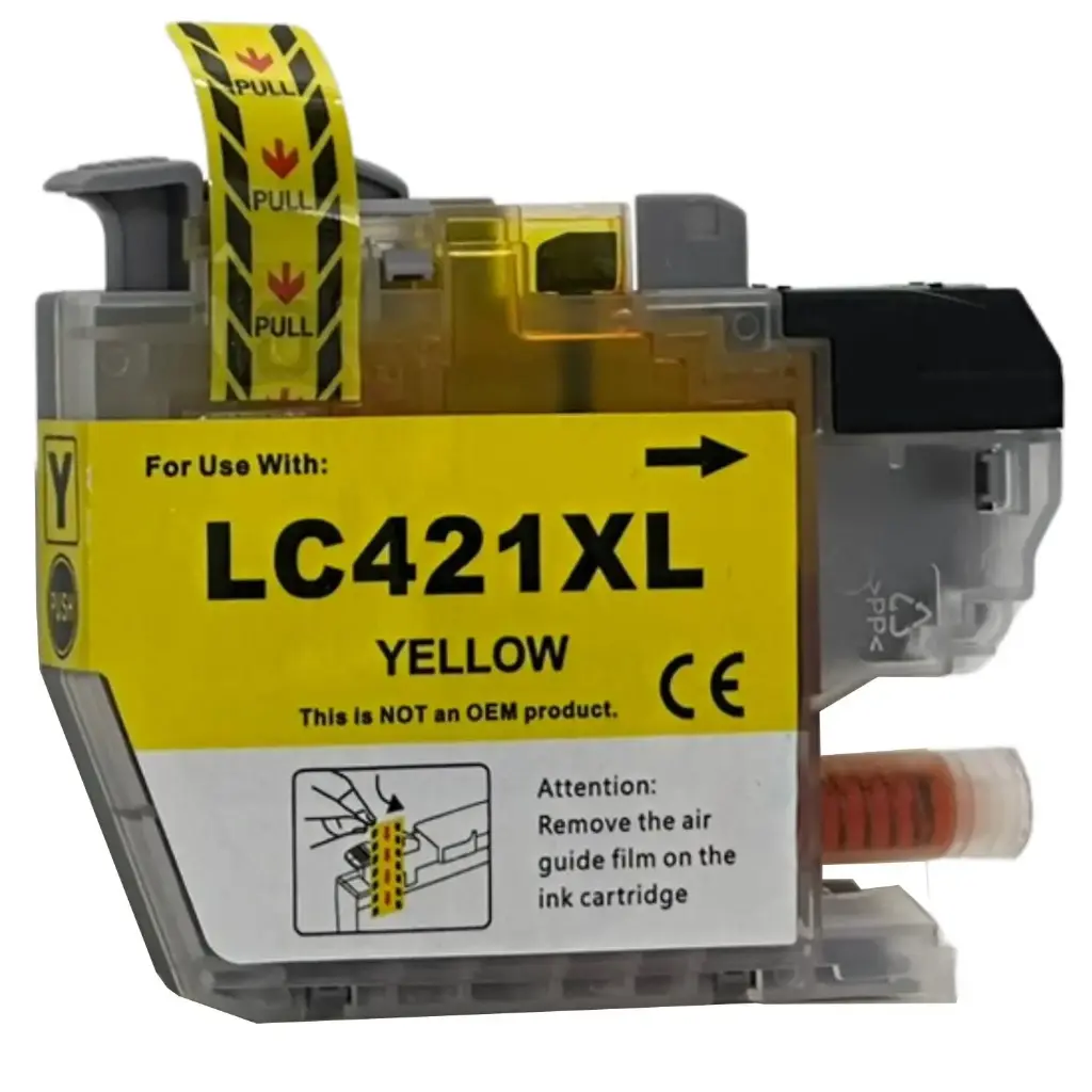 Cartuș de cerneală pentru imprimanta Brother LC421 Yellow (LC421Y)