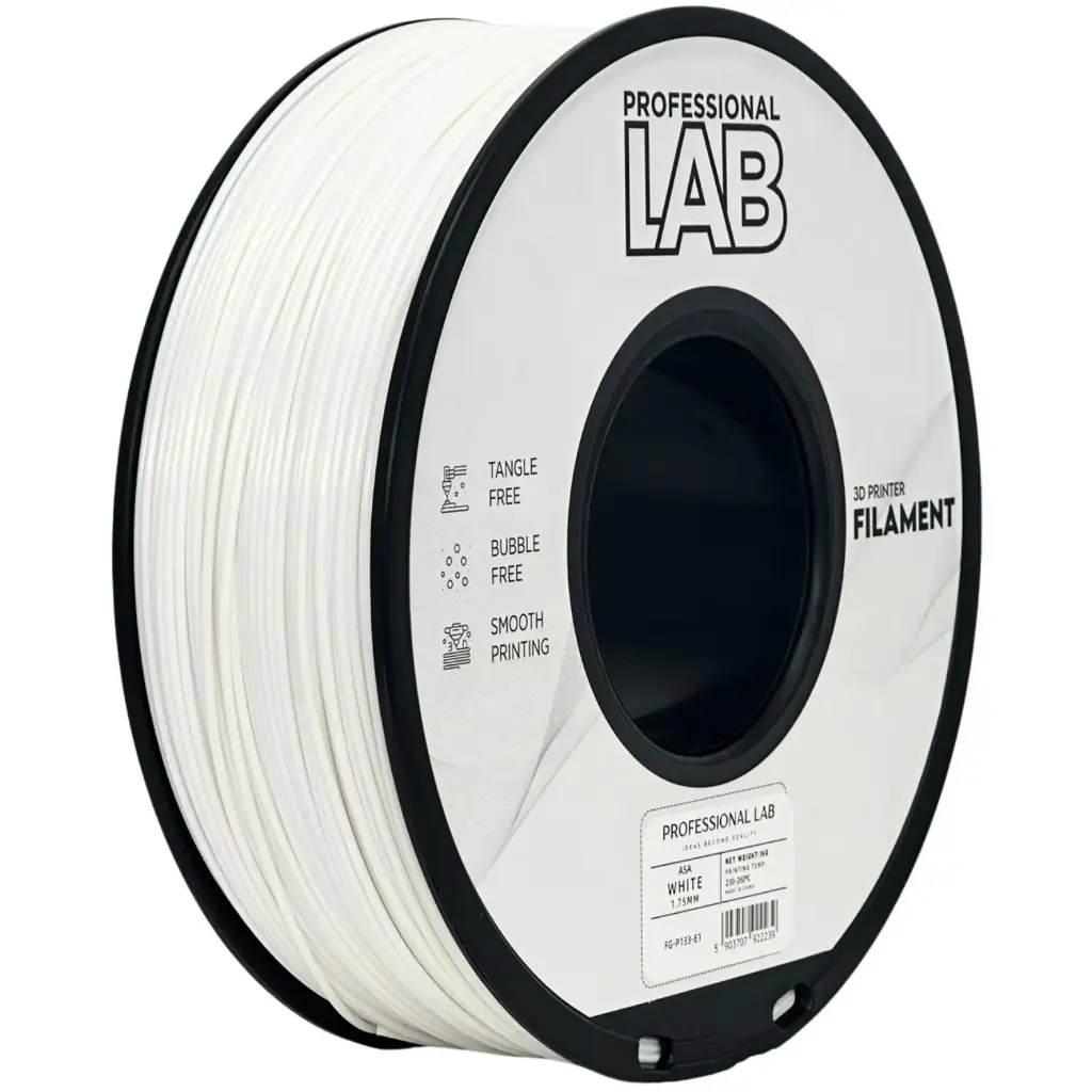 Filament imprimanta 3D ASA White - Prof. Lab 1.75mm 1KG