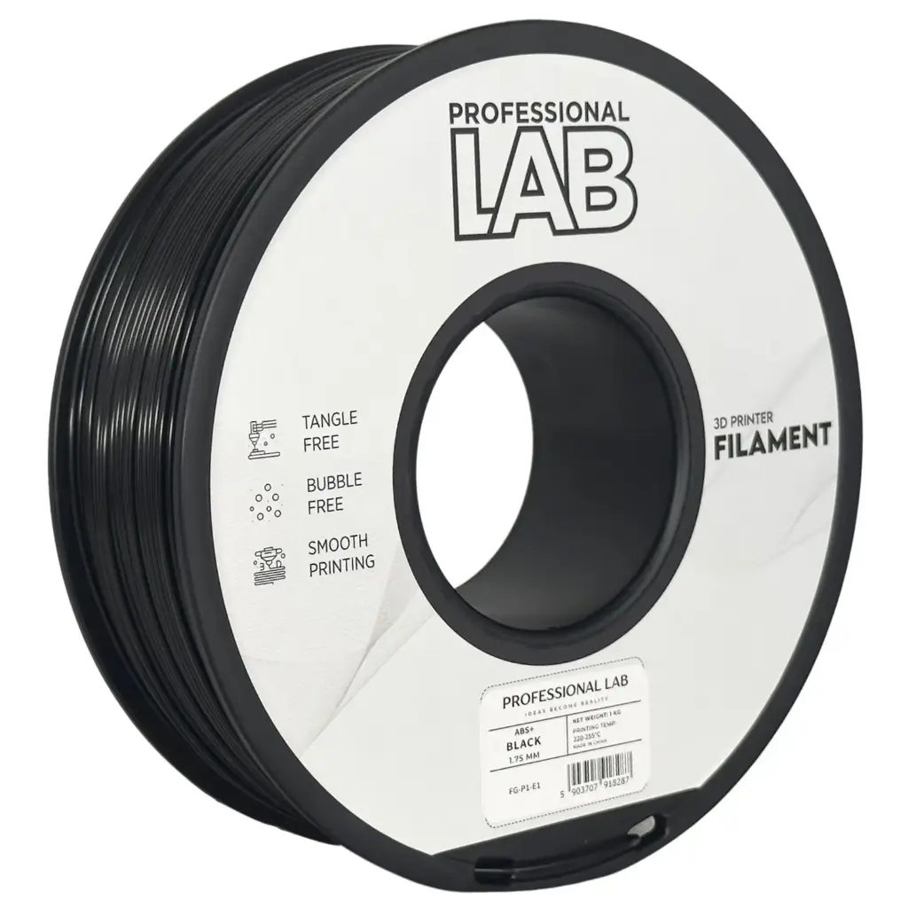 Filament imprimanta 3D ABS+ Black  - Prof. Lab 1.75mm 1KG
