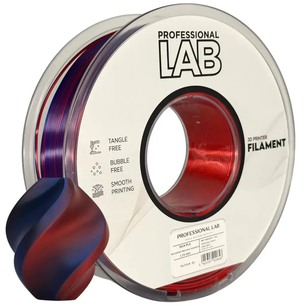 Filament imprimanta 3D Silk PLA Dual Color Twilight Serenity - Prof. Lab 1.75mm 1KG