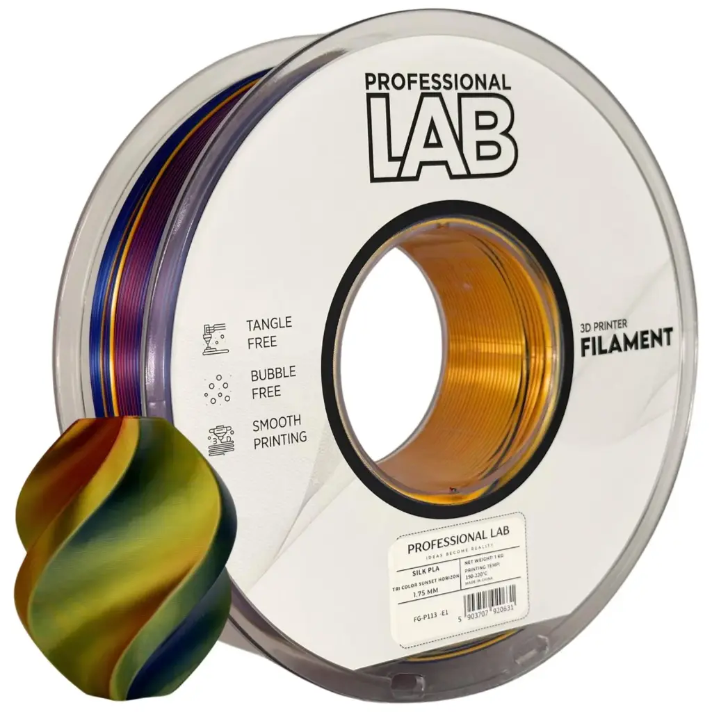 Filament imprimanta 3D Silk PLA Tri Color Sunset Horizon - Prof. Lab 1.75mm 1KG