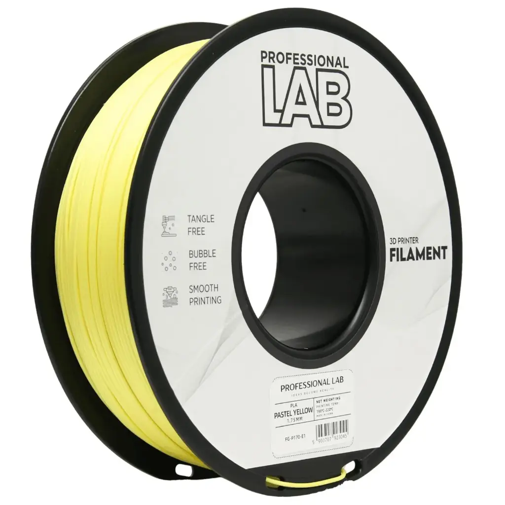 Filament imprimanta 3D PLA Pastel Yellow - Prof. Lab 1.75mm 1KG