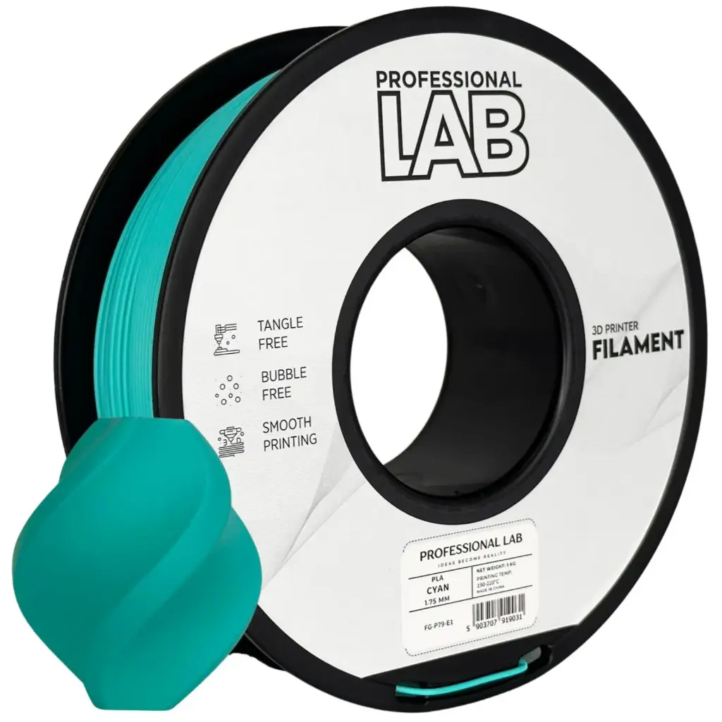Filament imprimanta 3D PLA Cyan - Prof. Lab 1.75mm 1KG