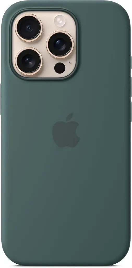 Husă din silicon Apple pentru iPhone 16 Pro cu MagSafe - Verde Lac