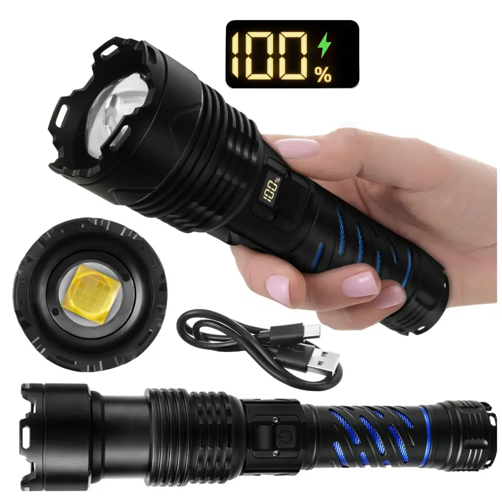 Lanternă tactică 1500 lumeni Trizand