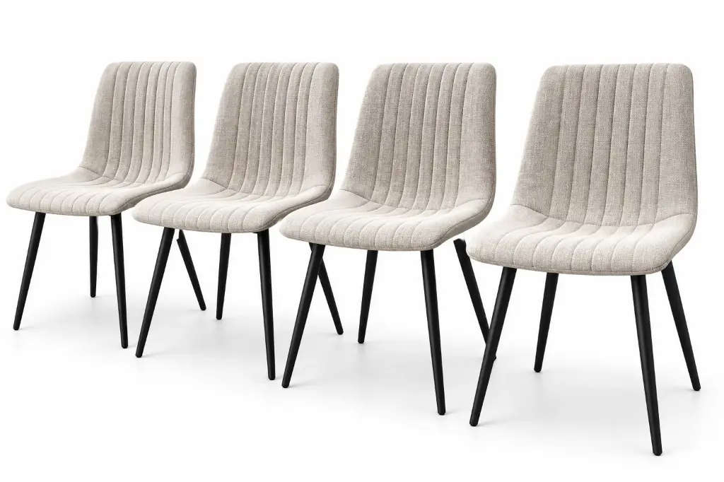 Set 4 scaune dining bej - Texas