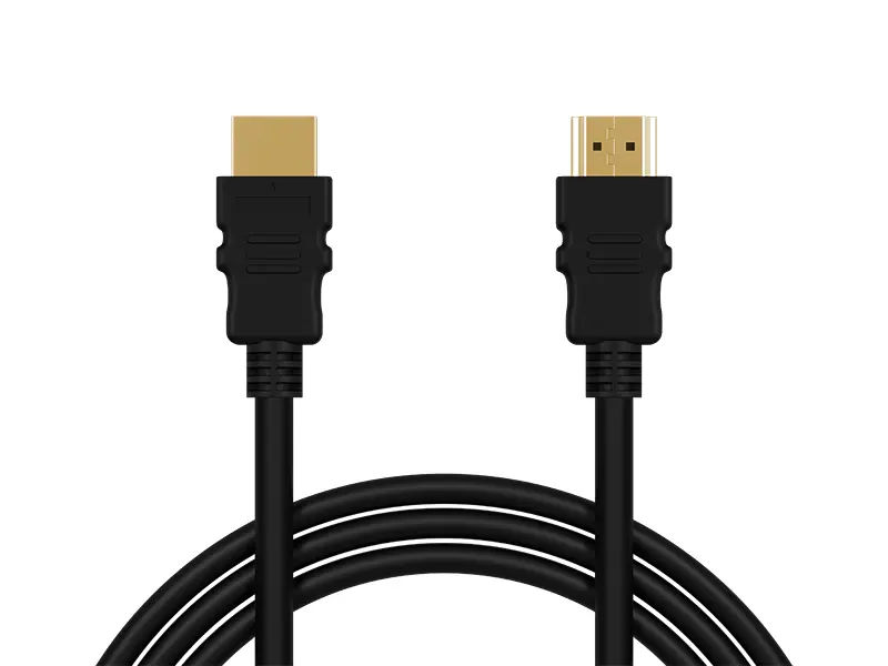 Set 50 cabluri HDMI - HDMI 4K 1,5 m, HDMI 1.4 cu Ethernet, ARC, 3D, mufe placate cu aur, negre