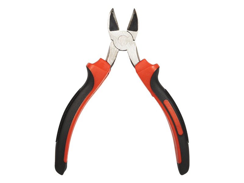 Clește sfic de precizie 150 mm HY-067D, fălci din oțel, mânere antiderapante, pentru tăiat cabluri