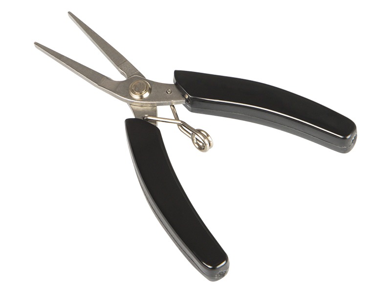 Clește cu vârf lung și îngust 130 mm AX104, cu tăiș precis, arc și mâner ergonomic