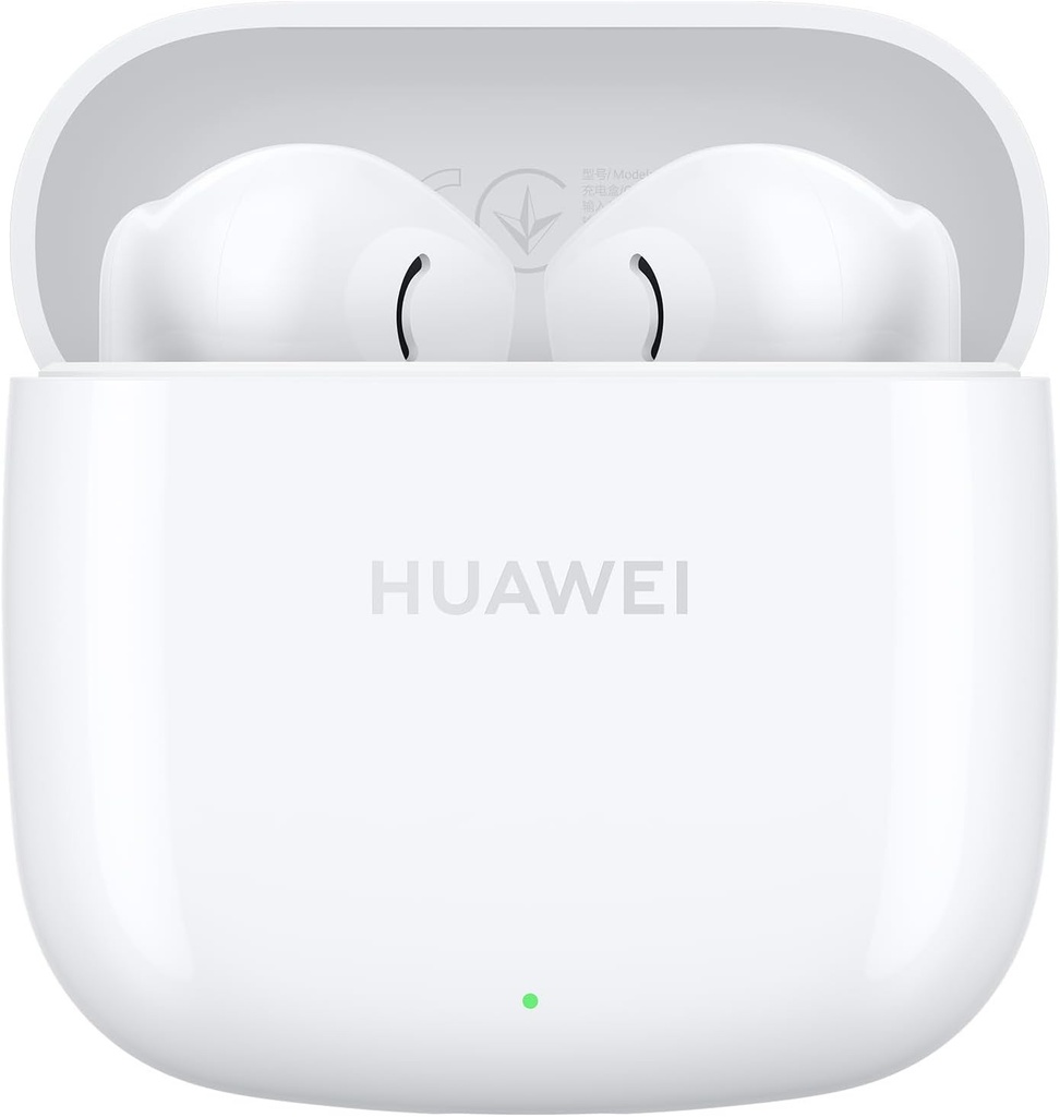 Huawei FreeBuds SE 2, pana la 40 de ore de viata a bateriei, IP54 rezistent la praf si stropire, conexiune Bluetooth 5.3 robusta, sunet stabil, iOS si Android, alb