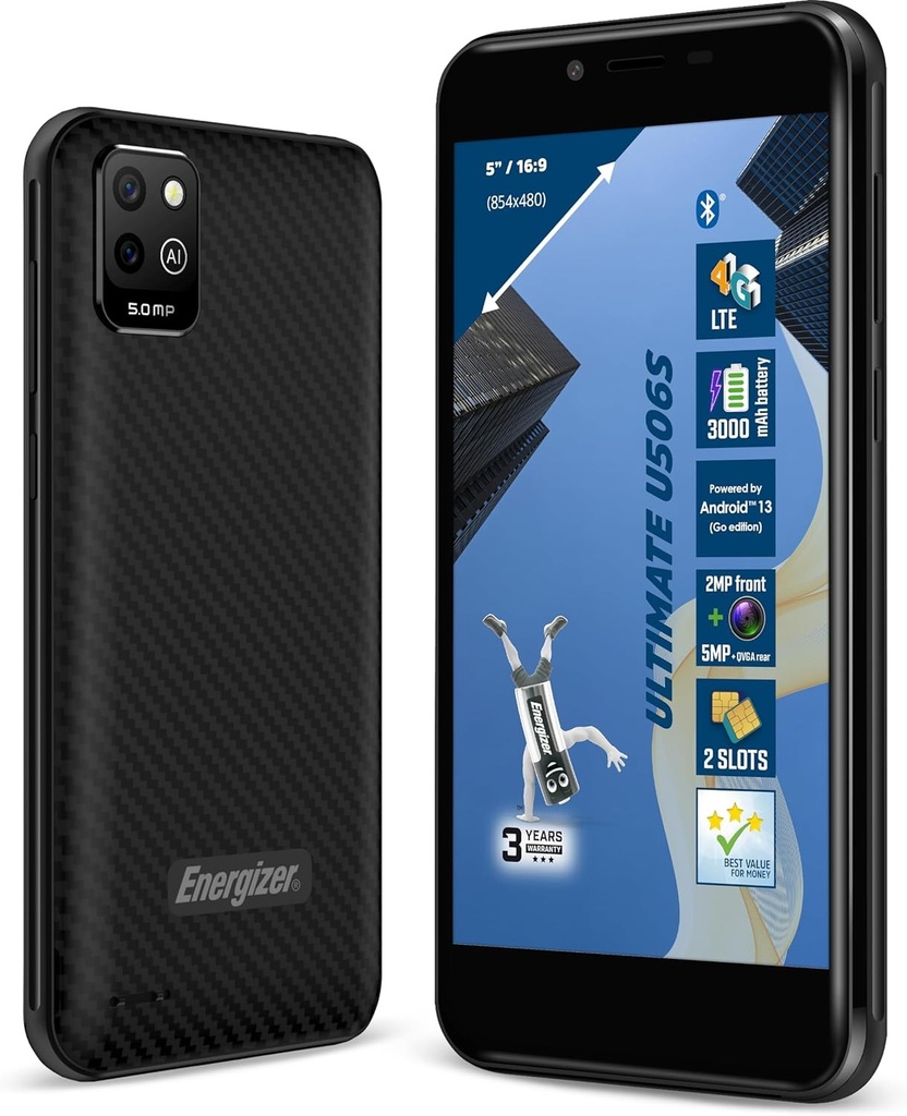 Telefon Energizer U506S - (2GB RAM/32GB) - Black