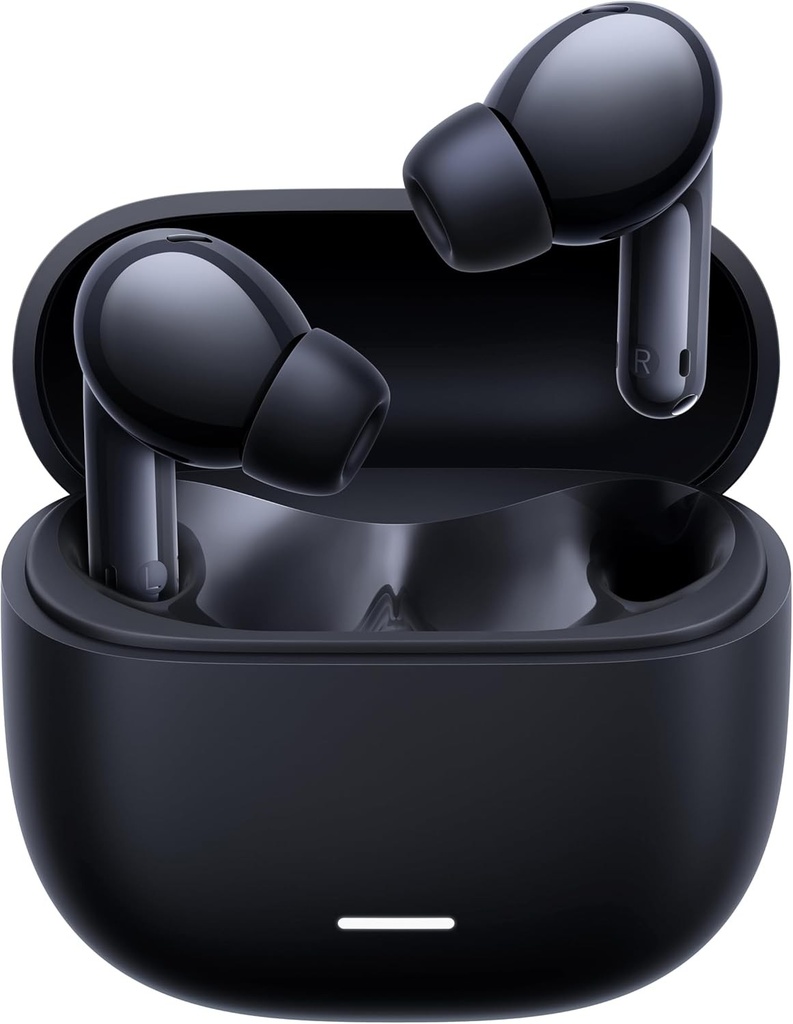 Redmi Buds 6 Lite - Casti intraauriculare dinamice cu anulare activa a zgomotului de 40 dB, durata de viata a bateriei de pana la 37 de ore, diafragma din titan cu 4 setari de sunet, anulare a zgomotului AI, Asistent Google
