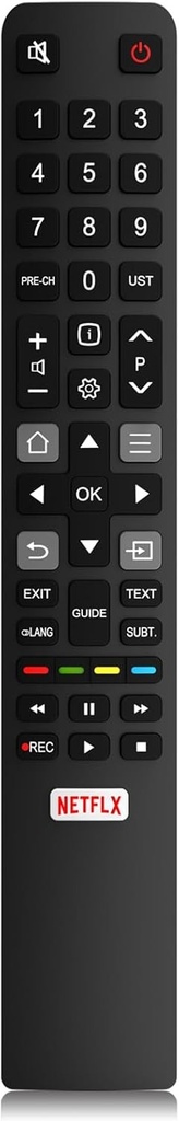 Telecomanda noua MYHGRC RC802N Potrivita pentru telecomanda TCL Thomson 4K UHD Smart TV 55EP660 60EP660 65DC760 U49P6046 U49S7096 65DC766 65EP640 65EP6660 65EP6606 65EP6600 U49C7026