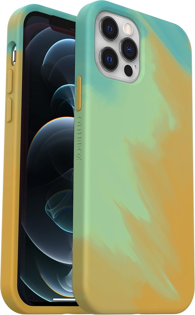 Husa OtterBox Slim & Sturdy Series pentru Apple iPhone 12 / iPhone 12 Pro cu MagSafe, rezistenta la socuri, rezistenta la cadere, ultra-subtire, husa de protectie subtire, testata la calitate militara, verde deschis