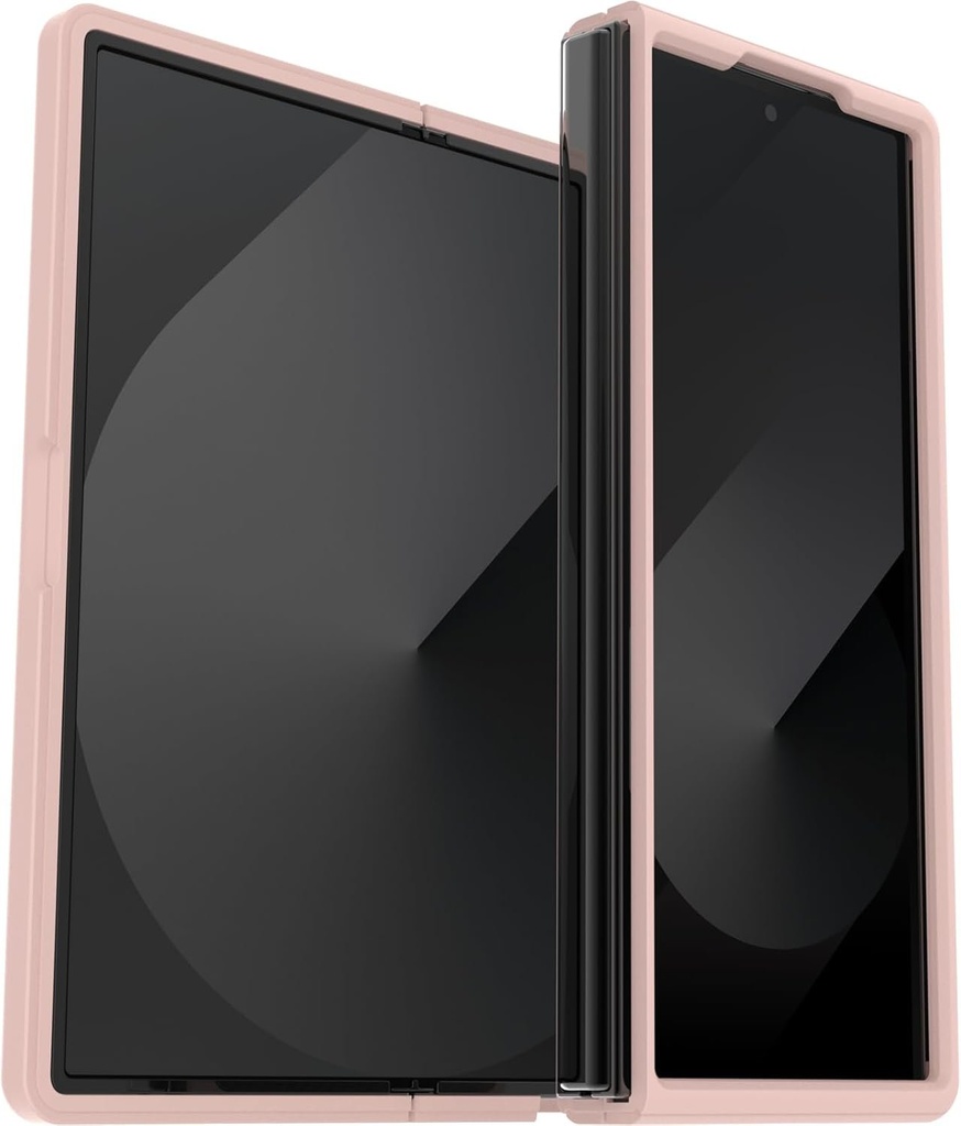 Husa flexibila OtterBox pentru Samsung Galaxy Z Fold6, rezistenta la socuri, rezistenta la cadere, eleganta, husa de protectie din doua piese, testata la calitate militara, pentru telefoane pliabile, roz