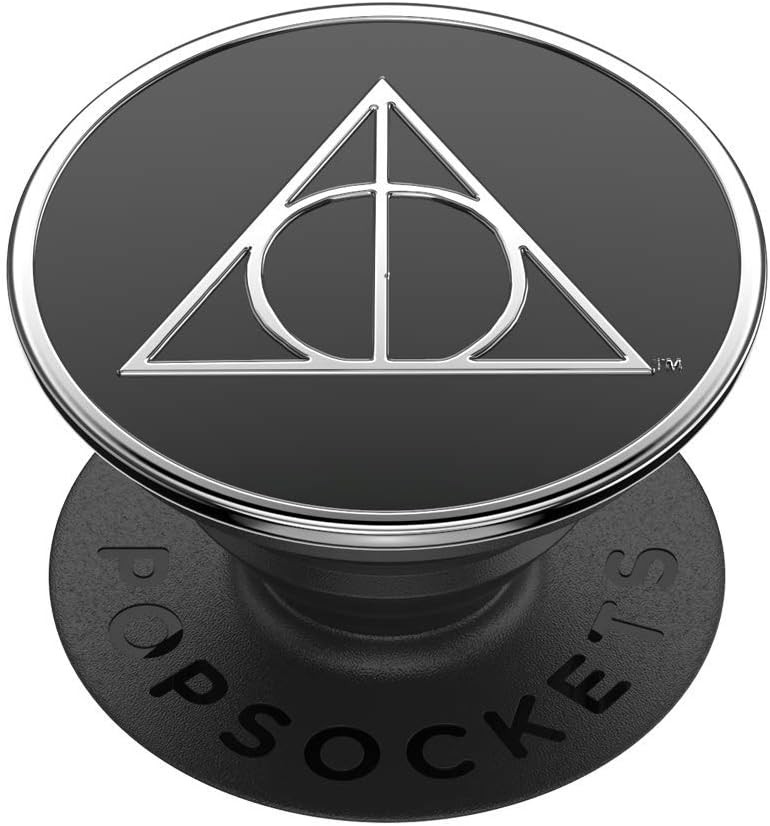 PopSockets 101385 PopGrip - Suport si maner extensibil cu un blat interschimbabil pentru telefoane inteligente si tablete - Emailat Talismanele Mortii