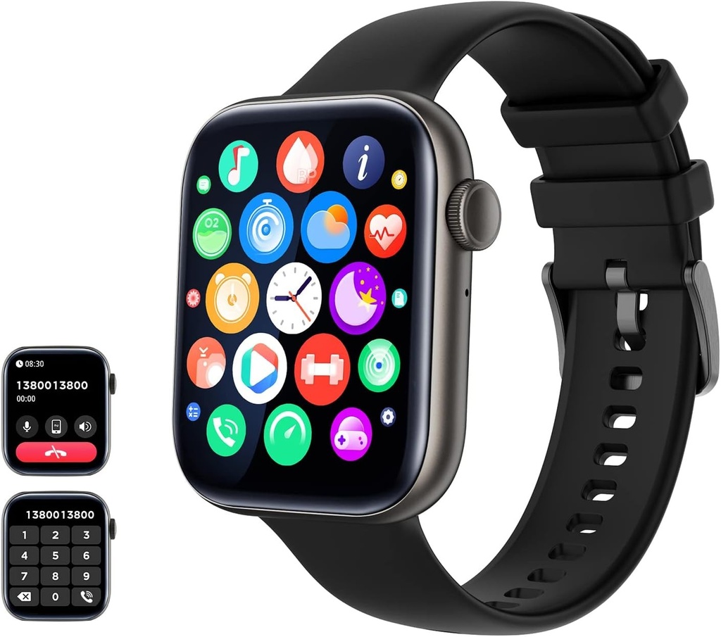 Smartwatch femei barbati cu functie de telefon pentru a efectua si primi apeluri, tracker de ceas fitness cu monitor de somn monitor de ritm cardiac peste 120 de moduri sport ceas sport ceas fitness ceas de mana pentru Android ios